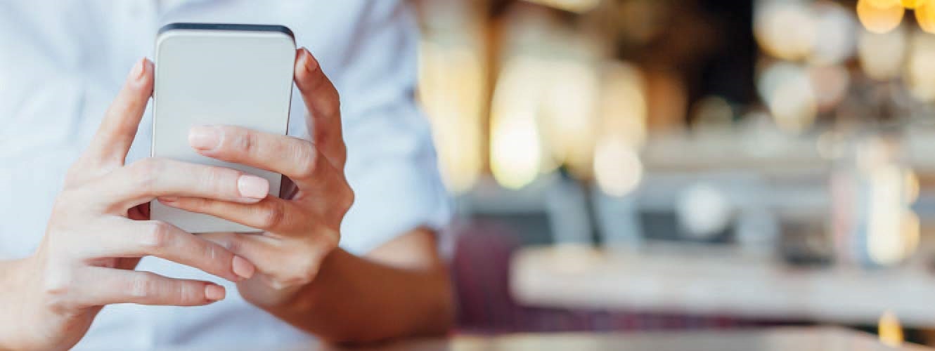 man holding phone